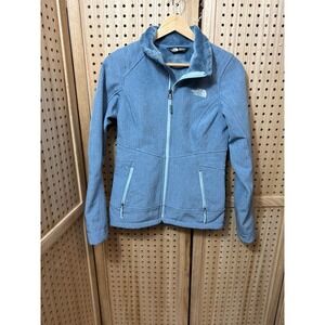 The North Face Womens Shelbe Raschel Softshell Fleece Lined Jacket Blue XS